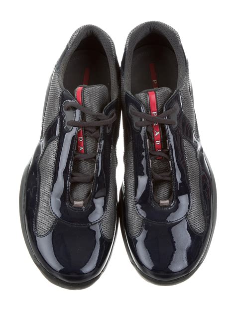 prada americas cup patent navy|prada america's cup shoes men.